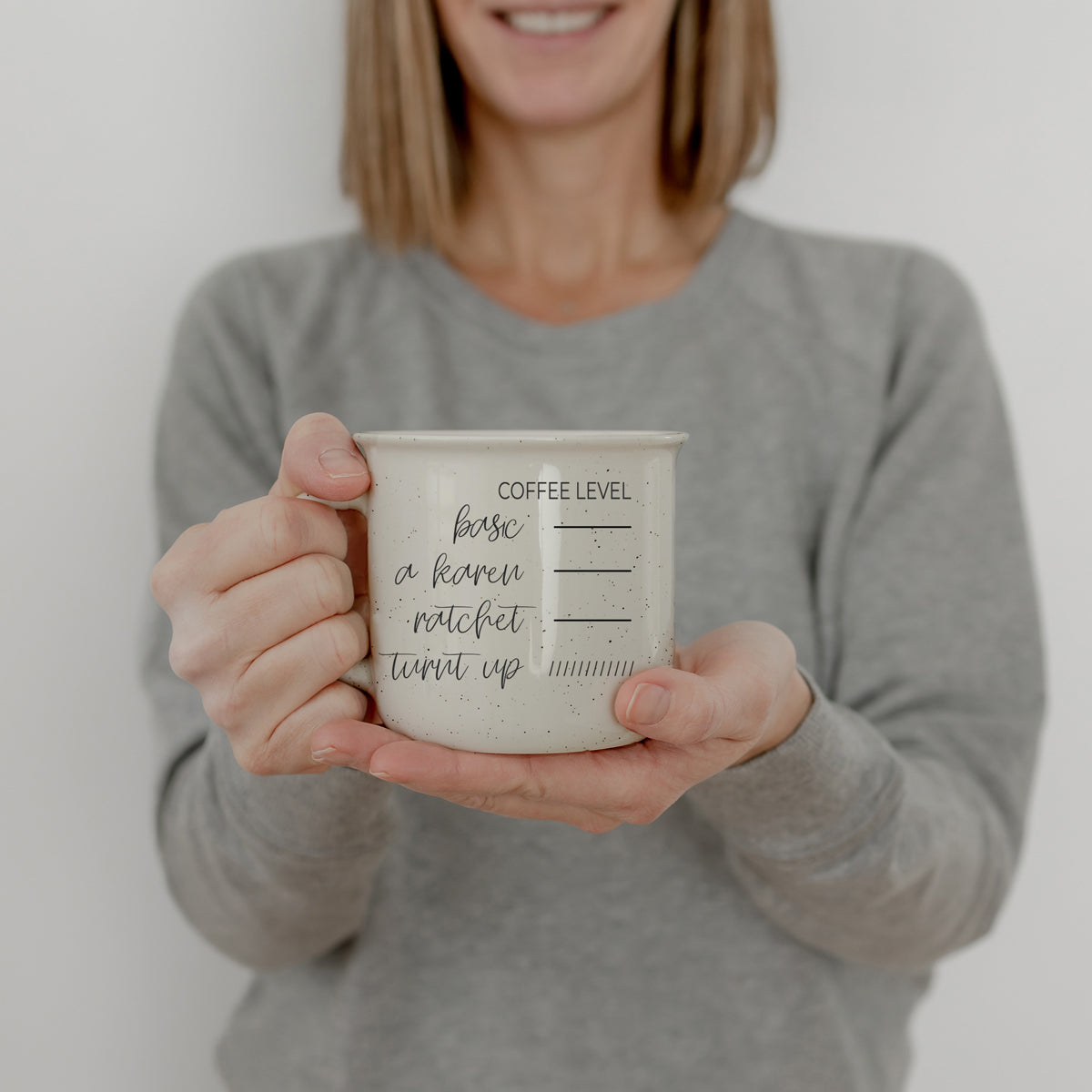 Dishwasher safe funny coffee scale mug
